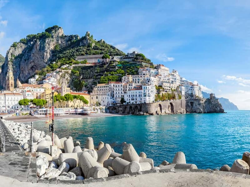 Amalfi Coast by boat from Naples - The first ferry ride to Amalfi