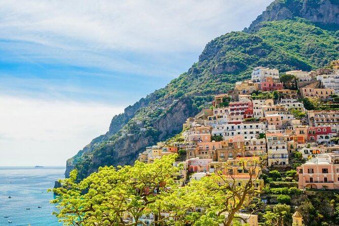 Amalfi Coast Sorrento and Pompeii Group Tour from Naples - Positano is the visual high point