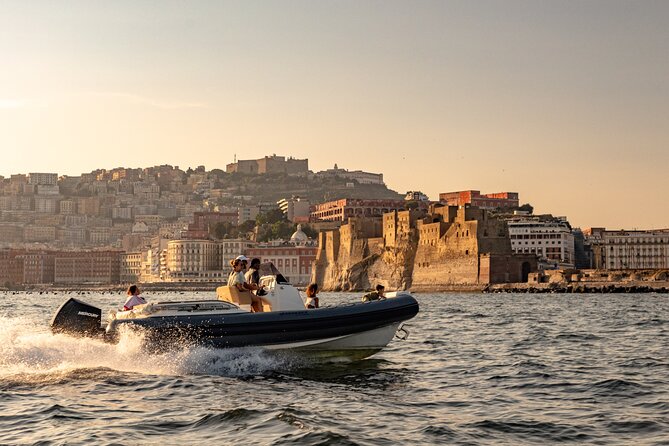 Aperitif on a boat at sunset in the Gulf of Naples - Why Naples looks better from the Gulf