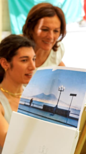 Art Workshop in Naples city centre with Aperitif - The Aperitif: Wine, Local Products, and a Café Voucher