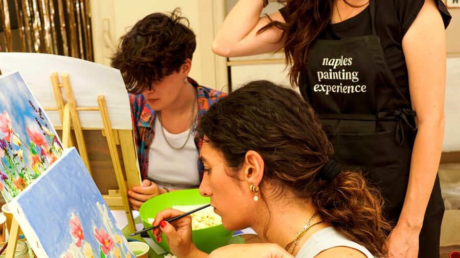 Art Workshop in Naples city centre with Aperitif - Price and Value at $58 Per Person