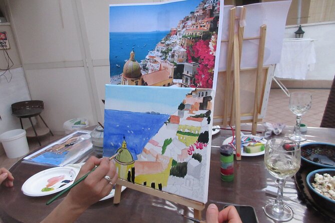 Art worshop with aperitif in Naples - Maria’s teaching style and what you actually do