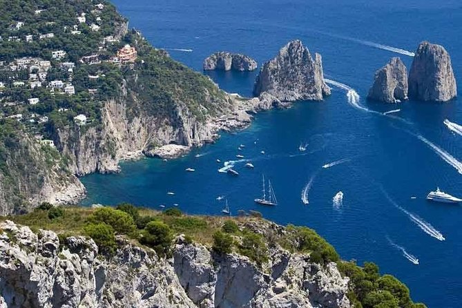 Capri and Blue Grotto Private Tour from Naples or Sorrento - The Blue Grotto and its narrow entrance