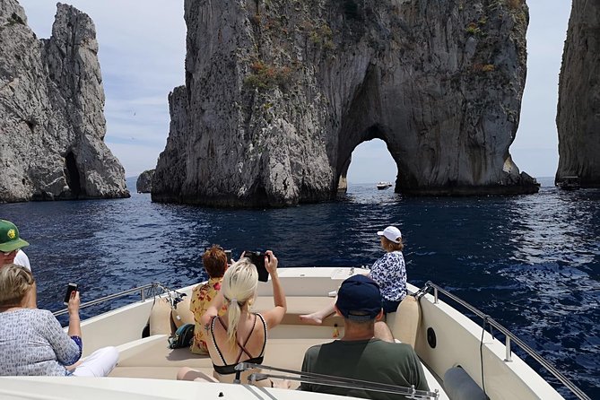 Capri Boat Tour from Naples – Small Group, Swim & Relax - Leaving Naples for Capri on a Sorrentine boat