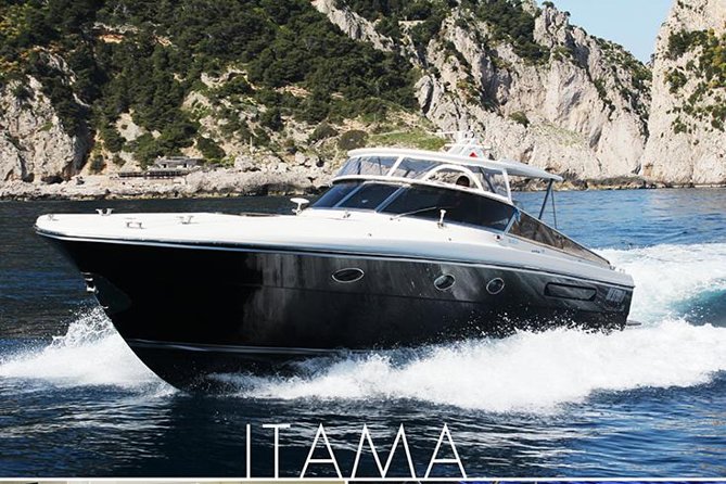 Capri Island in Private Luxury 40 feet Speedboat from Naples - A private morning departure from Naples