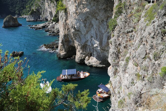 Capri Island Small Group Boat Tour from Naples with Light Lunch - Punta Carena and the full Capri circuit