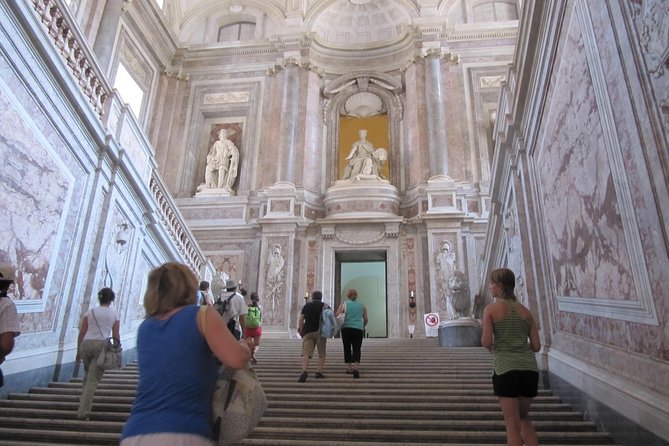 Caserta Royal Palace Private Walking Tour - Entering through the grand staircase