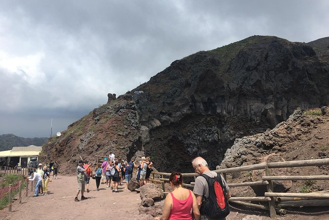 Daily Excursion Full Day 8 Hours ( Vesuvio Pompei) - Walking the final 200 meters toward the summit