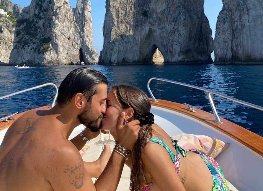 from Amalfi: Capri Boat Tour with Blue Grotto - From Amalfi past Positano and Li Galli