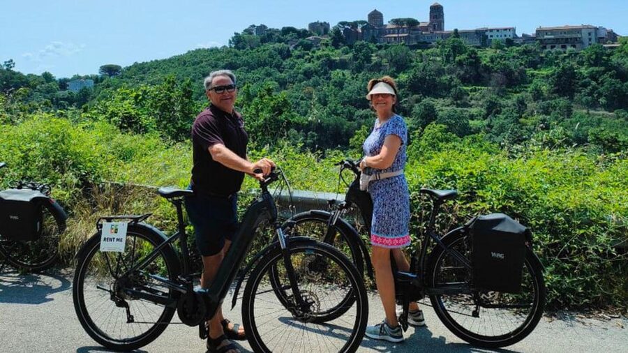 From Caserta: e-bike tour and visit to Casertavecchia - Climbing the Tifatini hills