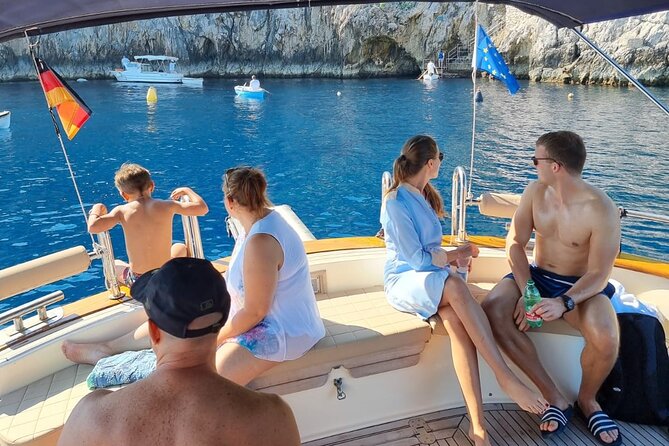 From Castellammare di Stabia: Capri Blue Grotto Boat Day Tour - Entering the Blue Grotto, if the sea allows