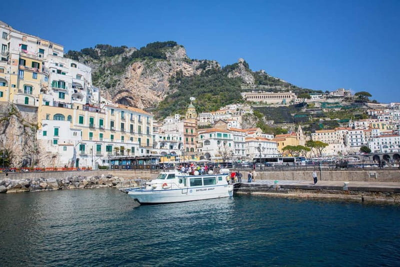 FROM NAPLES: Amalfi Coast Boat, stops in Amalfi and Positano - Food, swimming, and what to pack
