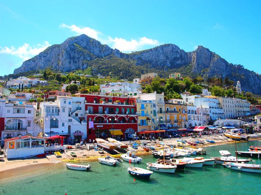 From Naples: Capri Boat Day Trip with Drinks - A swim stop in clear seawater