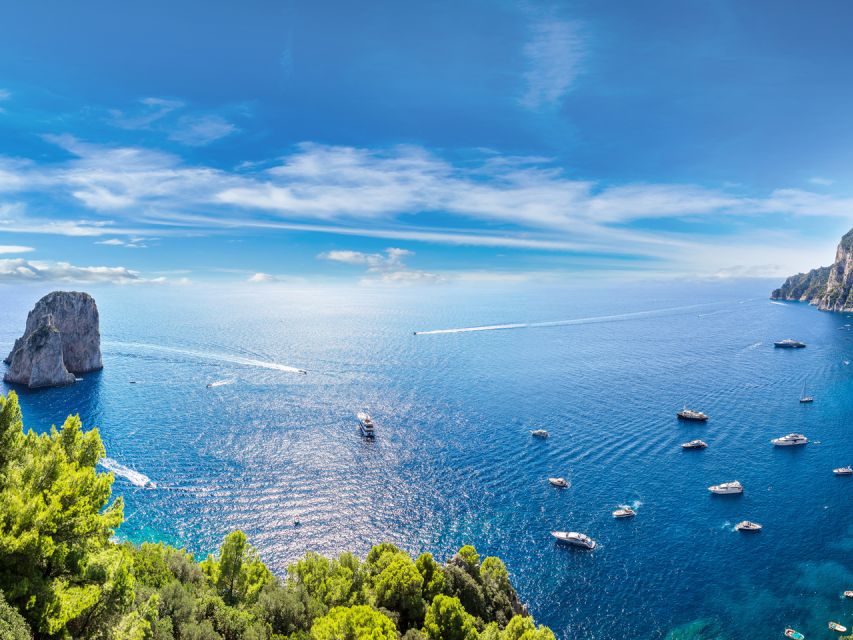 From Naples: Capri Day Trip with Ferry and Island Boat Tour - The one-hour boat cruise past the Faraglioni