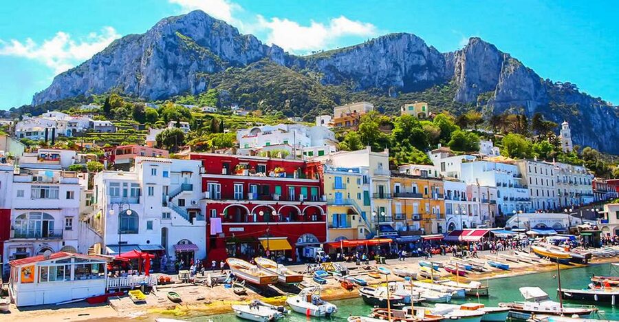 From Naples: Capri Guided Tour with Ferry Tickets & Minibus - Augustus Gardens and the Faraglioni view