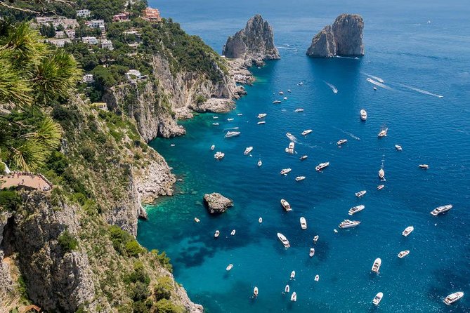 From Naples: Capri Island Tour with Lunch and Blue Grotto - From Naples to Capri on the Caremar ferry