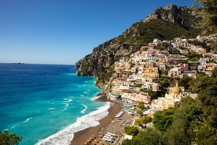 From Naples: Free Time in Amalfi & Positano - Arriving in Positano after the cliff road