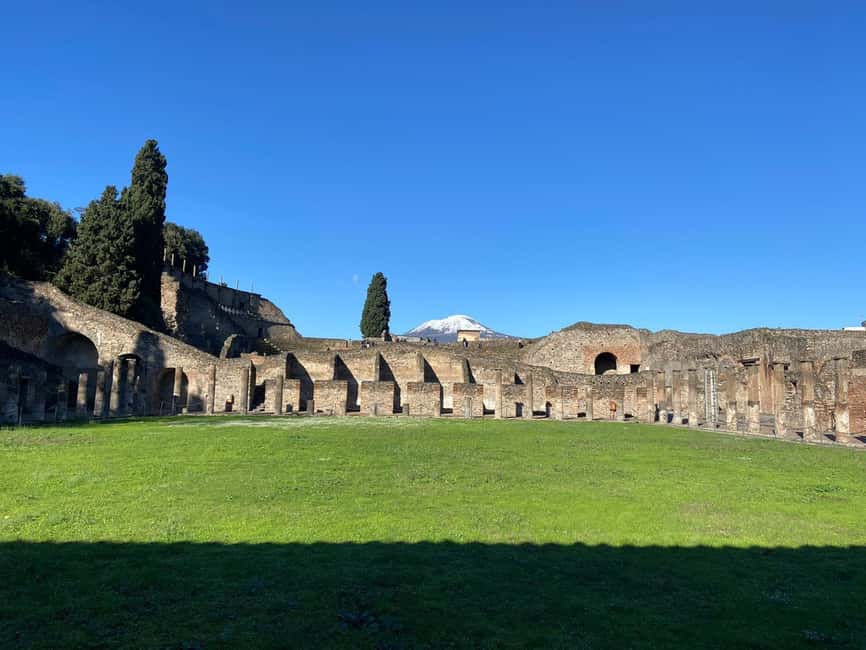 From Naples or Sorrento: Pompei Half-Day Tour - Free time, gelato, and the return ride