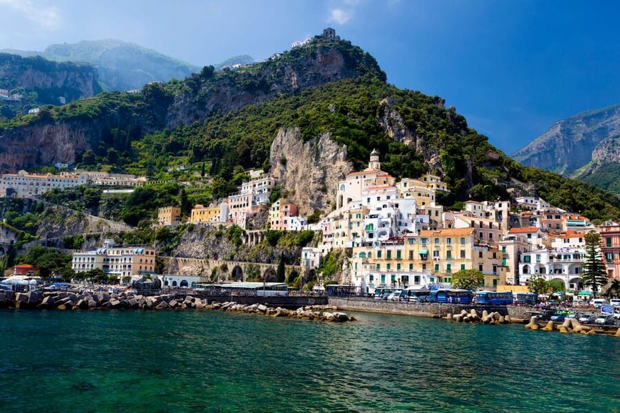 From Naples: Pompeii & Amalfi Coast Tour with Ticket Option - The coach ride to the Amalfi Coast