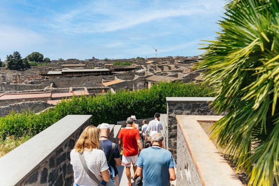 From Naples: Pompeii Ruins & Mount Vesuvius Day Tour - Pizza lunch opposite the ruins