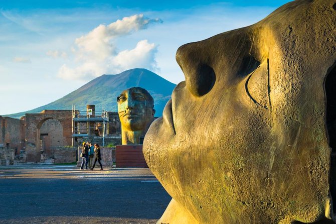 From Naples Port: Sorrento & Pompeii With Limoncello Tasting - Entering Pompeii with a priority ticket