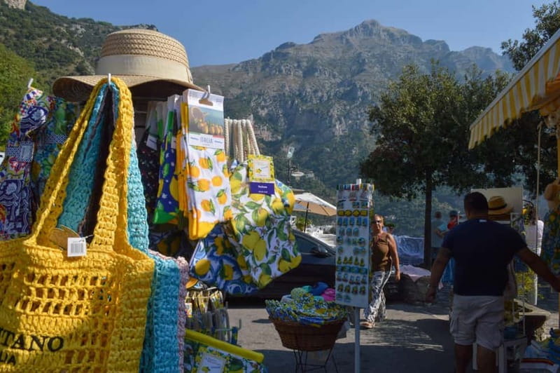 From Naples/Salerno: Pompeii, Sorrento and Amalfi Coast Tour - Positano from above: a spectacular view with little time