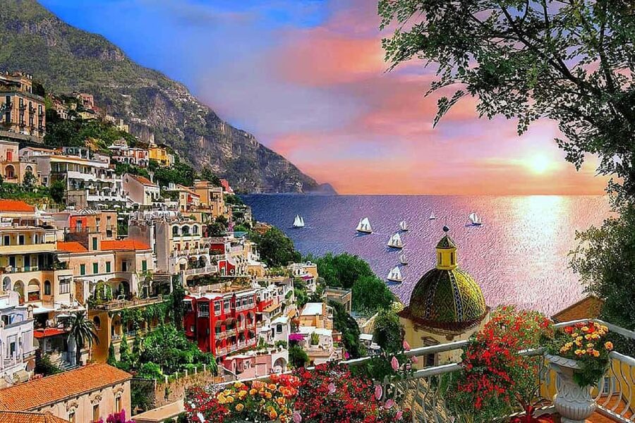 From Naples: Sorrento, Positano and Amalfi Day Trip by Bus - The bus ride from Naples to Sorrento