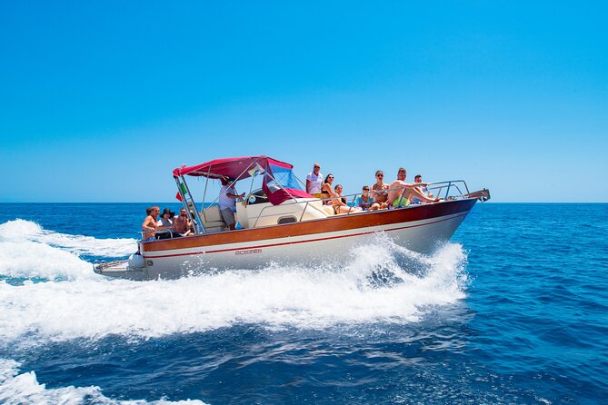 Full day Capri Island Small Group Boat Tour from Naples - White Grotto: bright rock and pale stalactites
