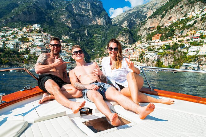 Full day Small Group Boat Tour of the Amalfi Coast from Naples - Life aboard the small boat