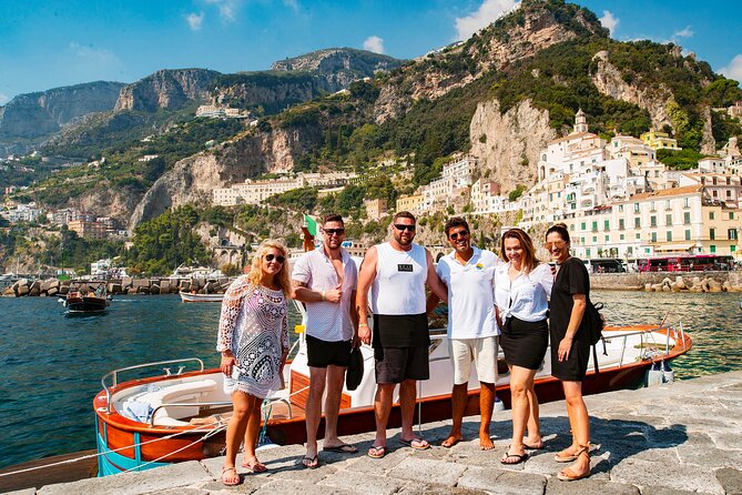 Full day Small Group Boat Tour of the Amalfi Coast from Naples - Li Galli: a swim beside Positano
