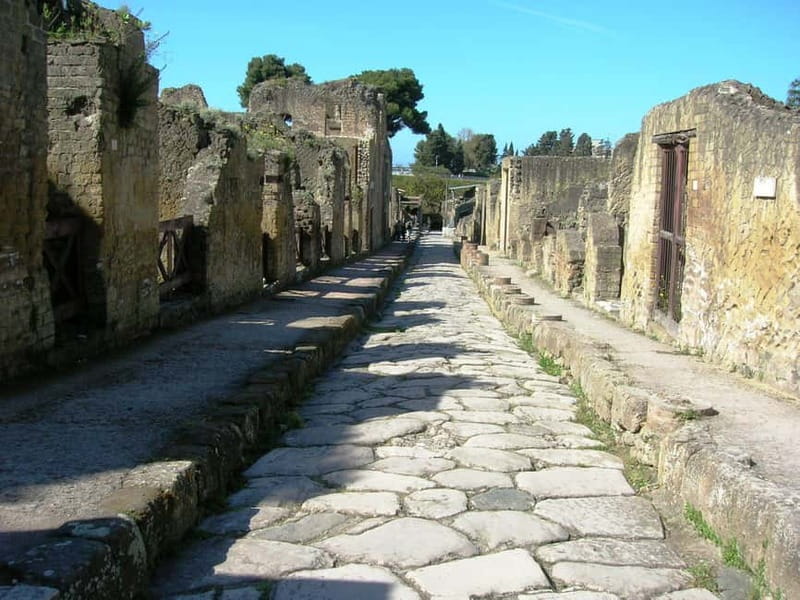 HERCULANEUM AND VESUVIUS: PRESTIGE TOUR FROM NAPLES - What two hours at the archaeological site feels like