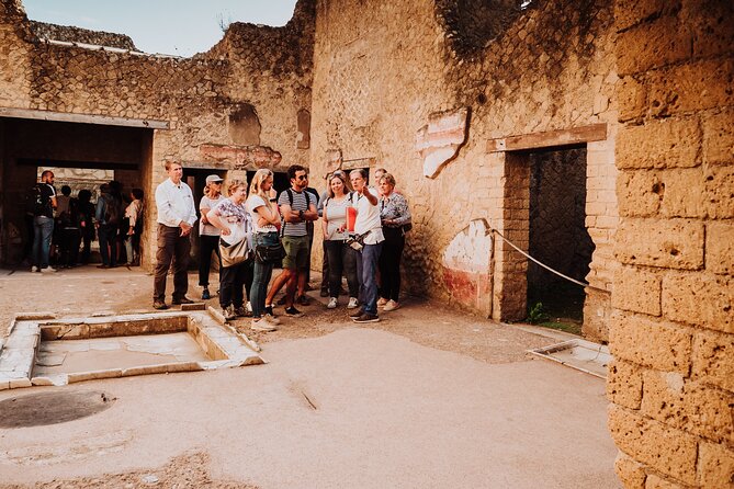 Herculaneum Small Group Tour and Ticket With an Archaeologist - Balbus’s possible home and the wooden partition