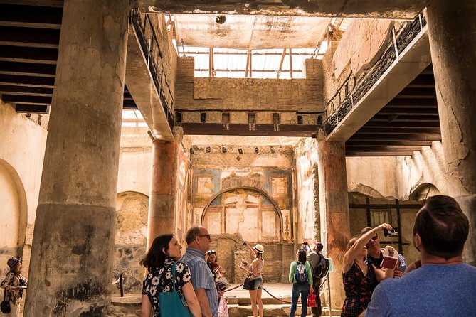 Herculaneum small group tour with an archaeologist - skip the line - The Wooden Partition and House of the Skeleton