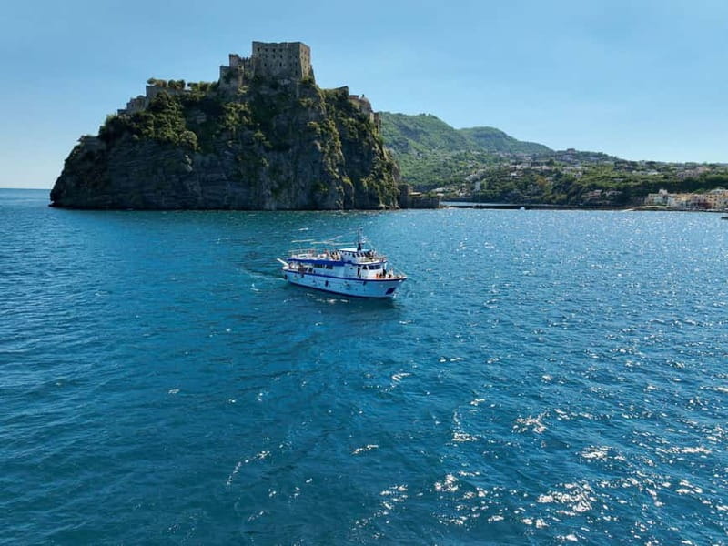 Ischia: Boat tour with swimming stops and lunch on board - Sant’Angelo and the first swim