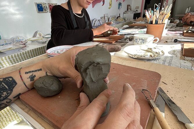 Ischia Full Pottery Workshop - Painting, glazing, and decorating your piece