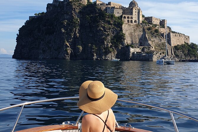 Ischia island private excursion on Gozzo Fratelli Aprea 7,5m - La Scarrupata and Baia di San Montano