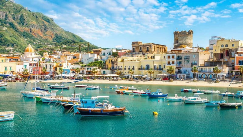 Ischia Island Tour by Boat + stop in Sant'Angelo - What you see on the island circuit