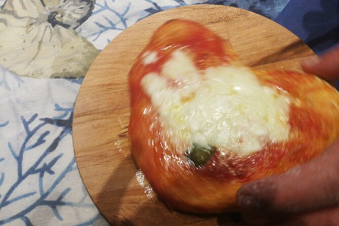Make Neapolitan Pizza With A View Of Naples - Pizza one: baked margherita with basil