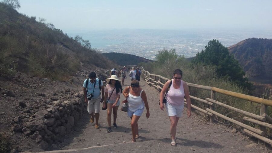 Mount Vesuvius 4-Hour Volcano Tour with Wine Tasting - The crater, the sea, and the weather