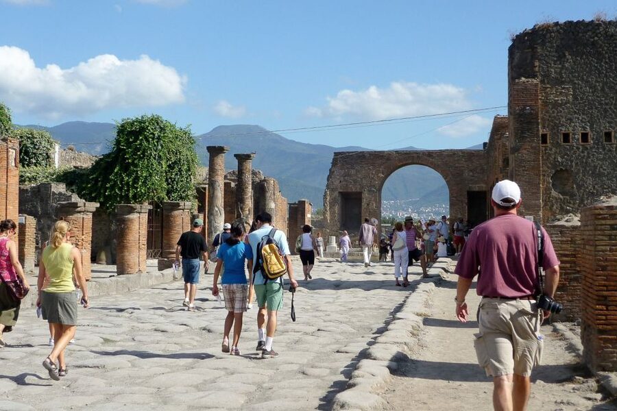 Naples: Day Trip to Pompeii and Capri - The Gardens of Augustus and the Faraglioni view