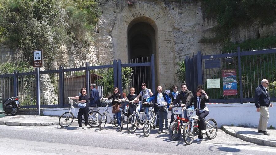 Naples: Electric Bike Tour of Pausilypon Archaeological Park - Piazza Plebiscito and Naples’ grand public face