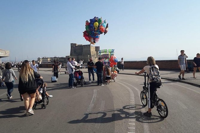 Naples electric bike tour Partenope - Along the Lungomare Partenope