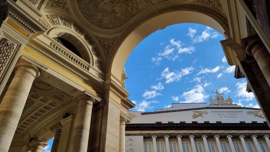 Naples Essentials: Monuments, Local Life & Street Art - San Carlo Opera House and the city of spectacle