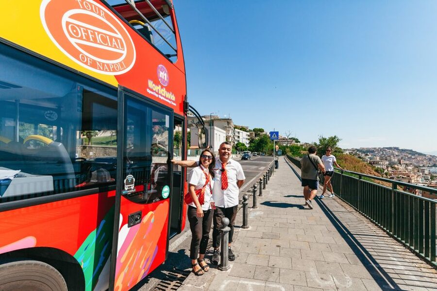 Naples: Hop-on Hop-off Bus Tour 24-Hour Ticket - Line A through Naples’ historic center
