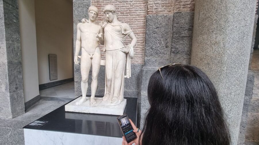Naples: National Archaeological Museum audio guide - How the map and app work in practice