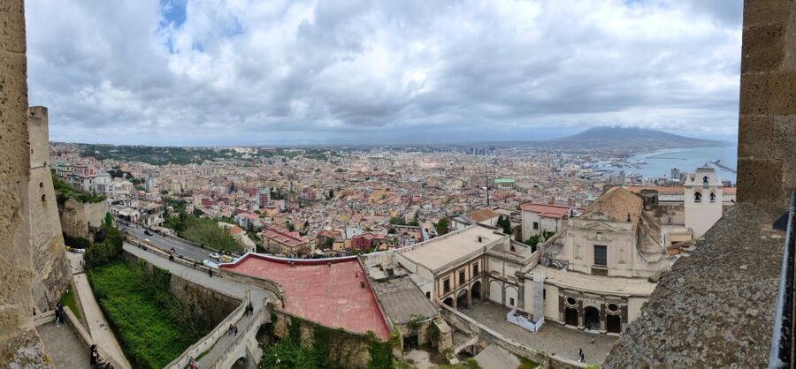 Naples Panoramic walking tour thourgh La Pedamentina scale - Key points at a glance