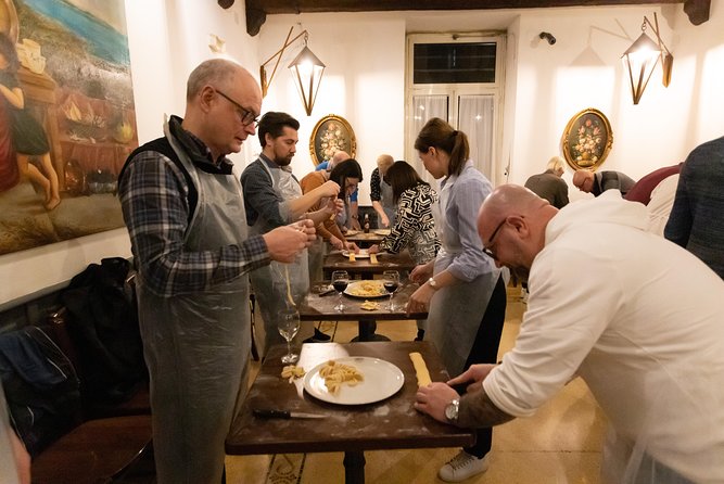 Naples Pasta Class: Fettuccine & Ravioli with Grandma’s Recipe - Making pasta at Naplesbay Cooking Lab