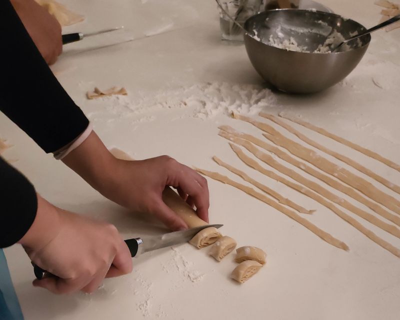 Naples: Pasta Making Class with Starter and Drink - The chefs shape the experience
