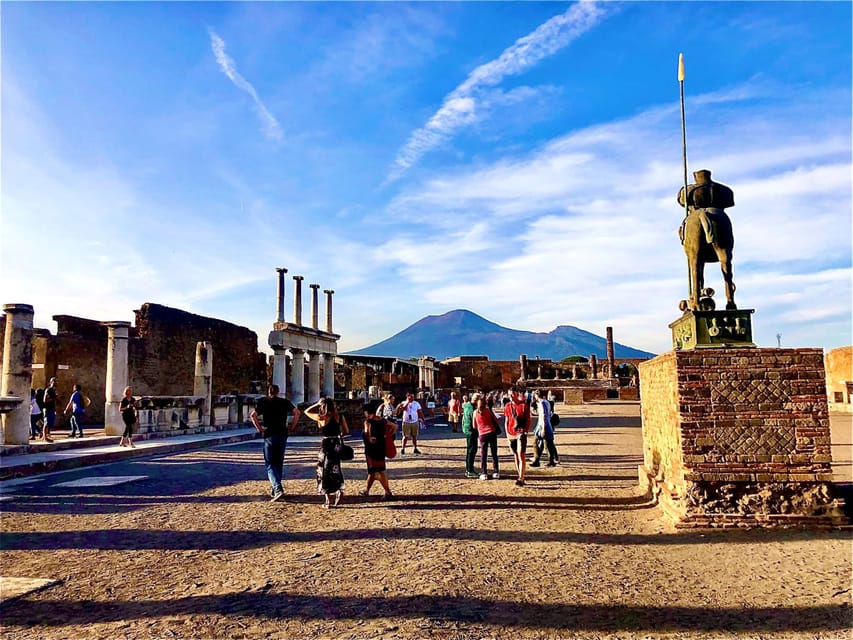 Naples: Pompeii Archaeology Park Tour & Skip-the-Line Entry - The Basilica, Forum, and center of public life
