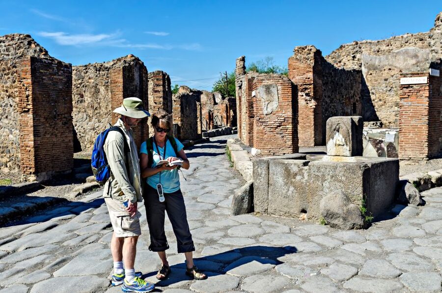 Naples: Sorrento and Pompeii with lunch & tickets included - The road from Sorrento to Pompeii